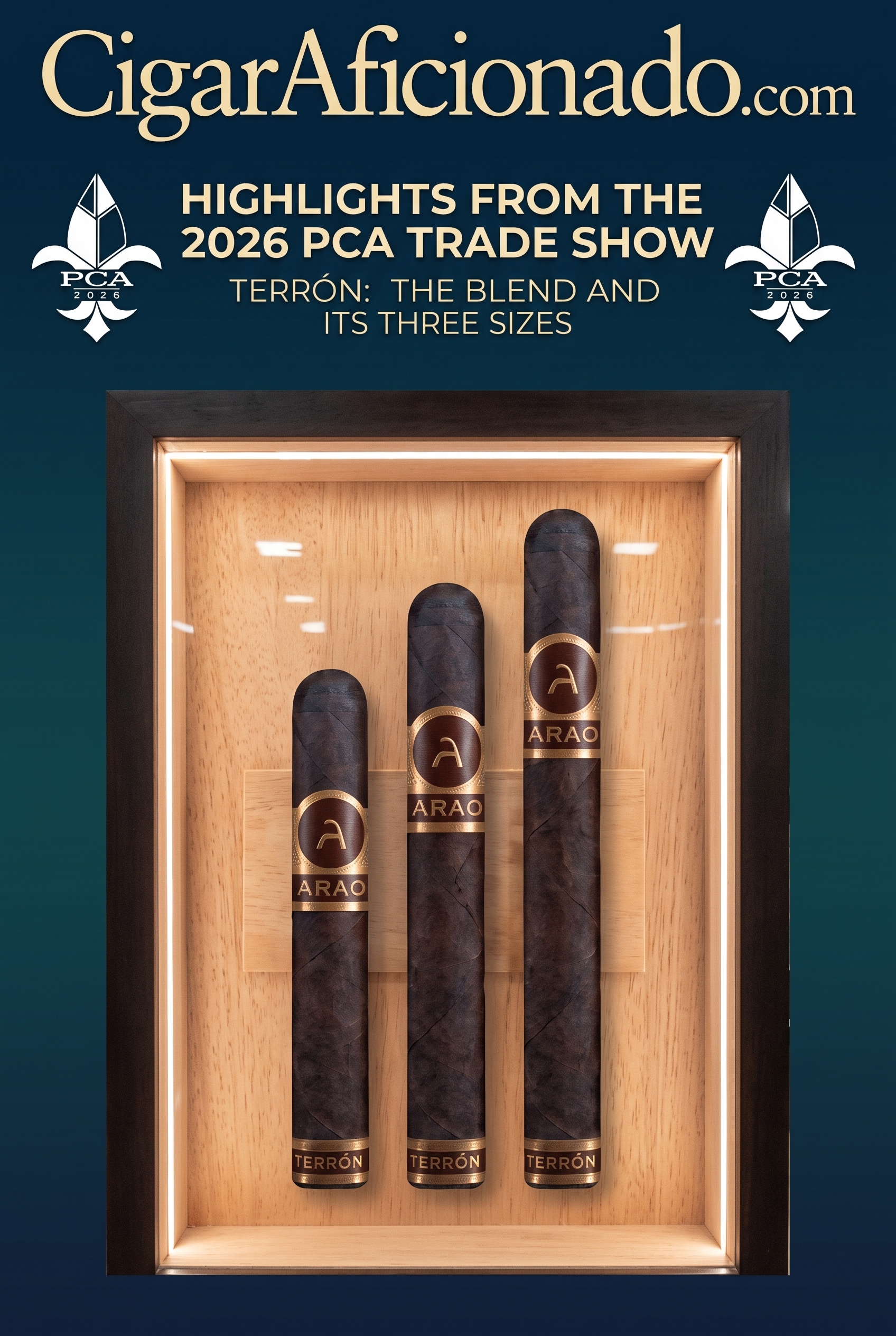 PCA 2026 emblem from Cigar Aficionado’s trade show coverage
